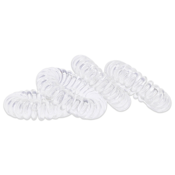 The Markless Hair Loop Set - Diamond Clear by Goomee for Women - 4 Pc Hair Tie - Picture 2 of 3